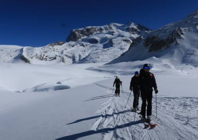 Heliski sur le Mont Rose