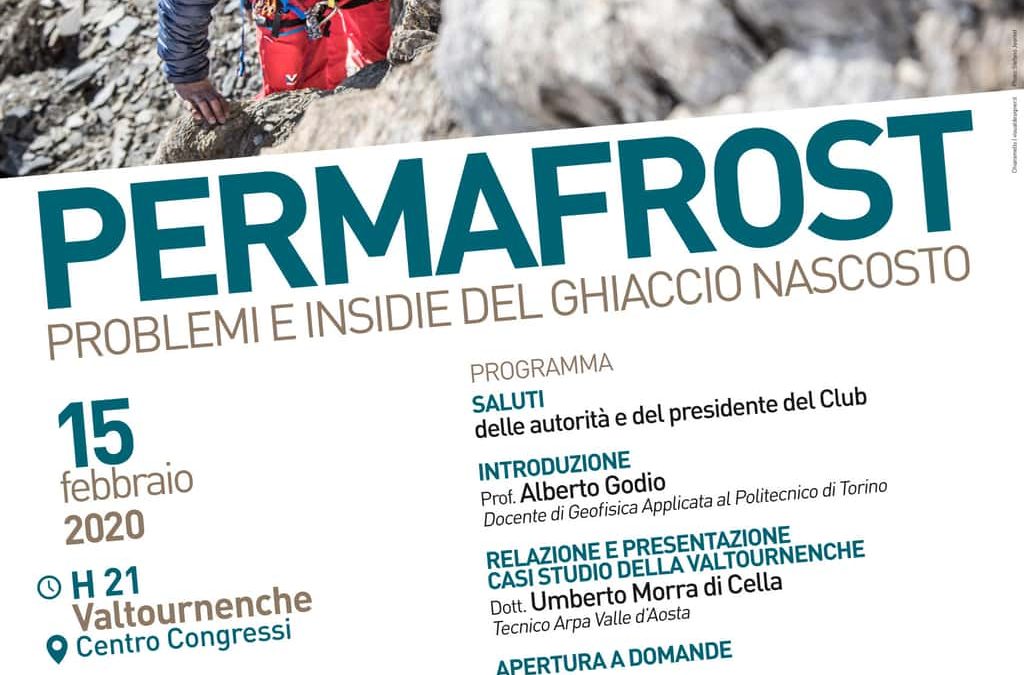 15 febbraio 2020 : conferenza sul permafrost