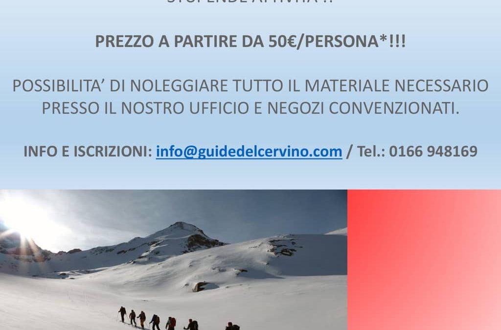 MESE DI MARZO : GIORNATE PROMOZIONALI SCIALP E FREERIDE