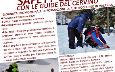 Journée gratuite SAFETY CLINICS avec les guides du Cervin – date à définir