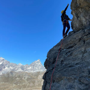 Becca d'Aran arrampicata multi-tiri