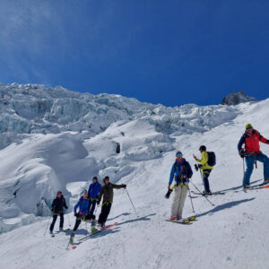 Discesa dalla Vallée Blanche