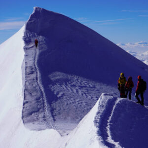 Polluce (4092m) e Castore (4228m)