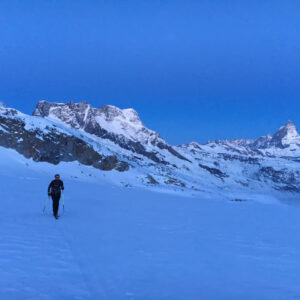 Sci alpinismo in alta montagna Punta Dufour (4634m)